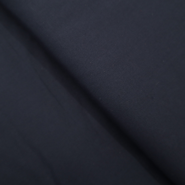 Bavlnená látka Popelín elastický tmavomodrá