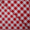 Bavlnená látka červeno biely štvorec