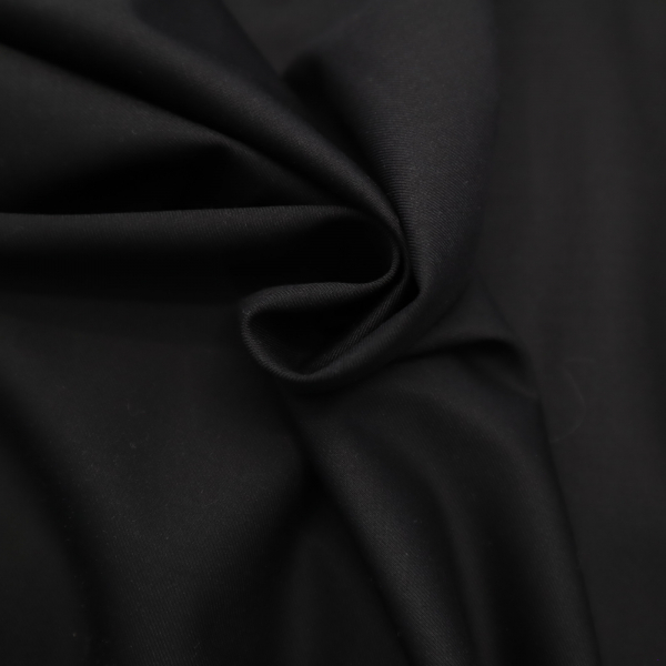 Kostýmová látka čierna tenká
