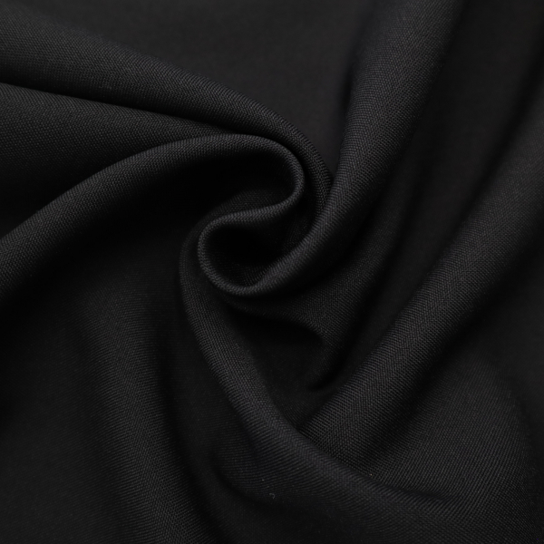 Kostýmová látka gabardén Panama čierna