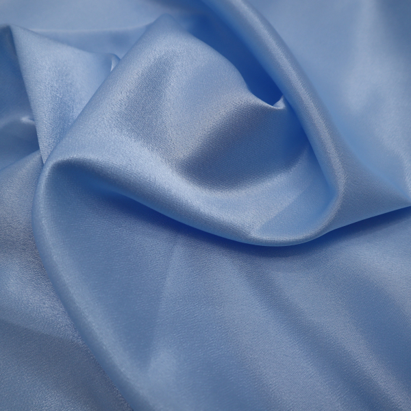 crep satén nebesky modrá