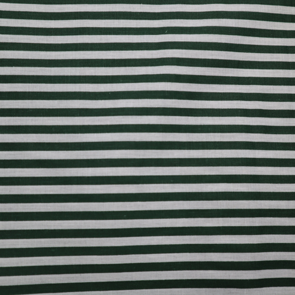 Bavlnená látka zelený pásik