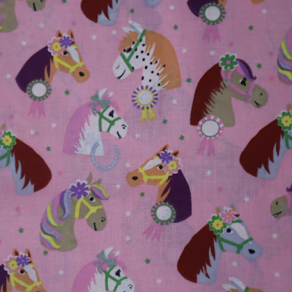 Bavlnená látka koníky 160cm