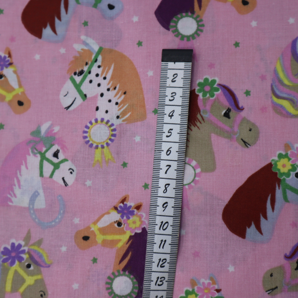 Bavlnená látka koníky 160cm