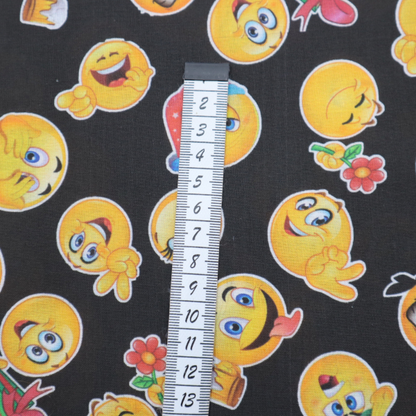 Bavlnená látka smile