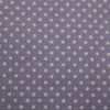 Bavlnená látka Biele mini bodky na starofialovej 140cm
