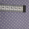 Bavlnená látka Biele mini bodky na starofialovej 140cm