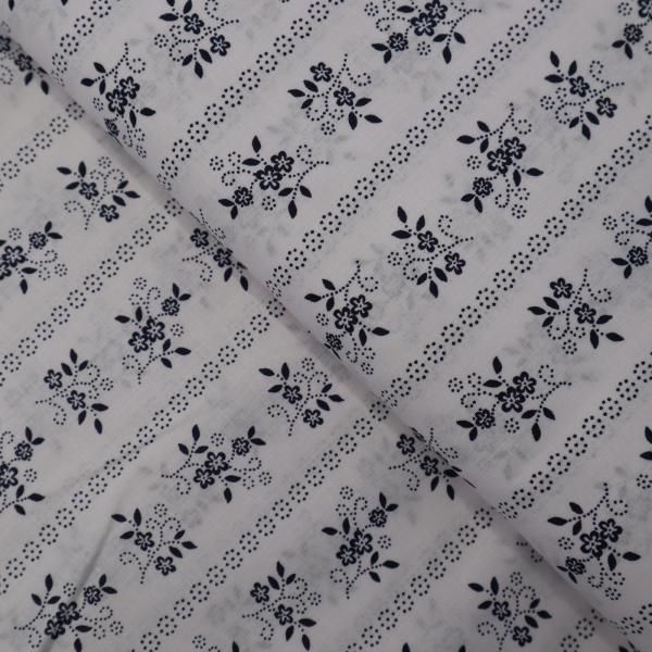 Bavlnená látka folk kvety 