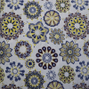 Bavlnená látka modrá mandala