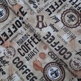 Dekoračná látka Loneta coffee