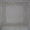 Jacquard panel - prírodno/strieborný sob lurexom 53x53cm