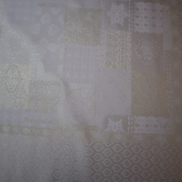 Jacquard panel obrus - zlatý s lurexom 160x260cm