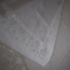 Jacquard panel obrus - prírodno/strieborné srdiečka s lurexom 160x360cm