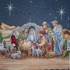 Gobelín panel - betlehem 45x45cm