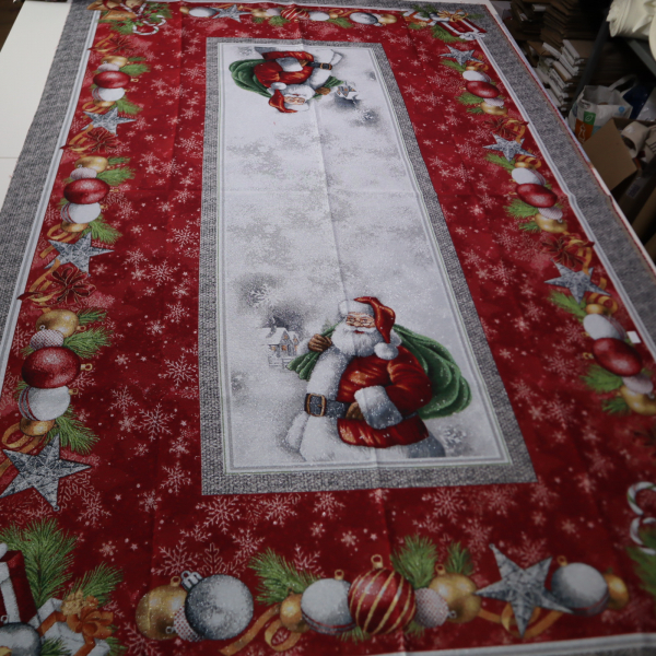 Gobelín panel s lurexom - obrus mikuláš 160x250cm