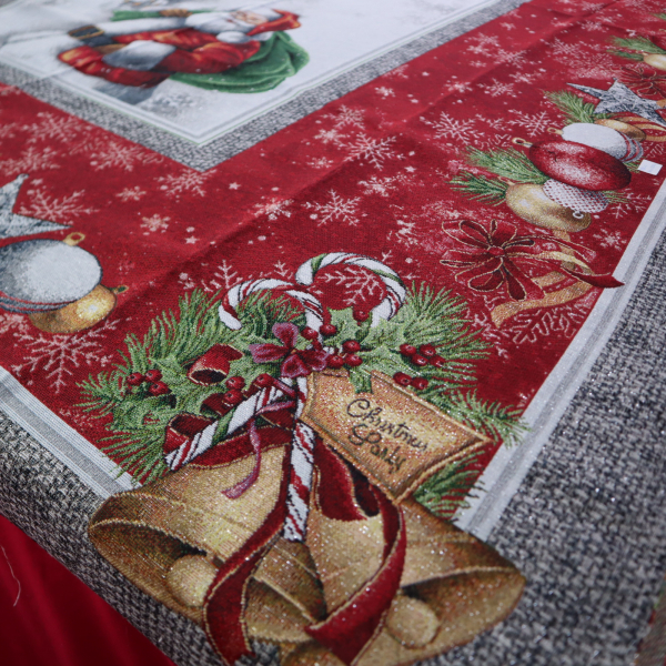 Gobelín panel s lurexom - obrus mikuláš 160x250cm