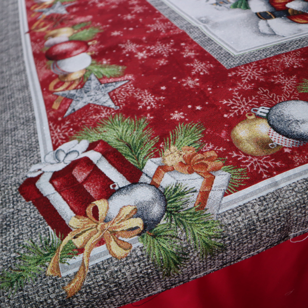 Gobelín panel s lurexom - obrus mikuláš 160x250cm