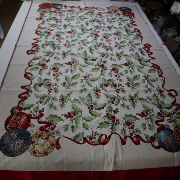 Gobelín panel s lurexom - obrus cezmína 160x240