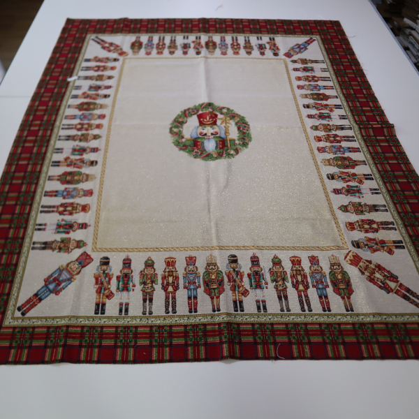 Gobelín panel s lurexom - obrus luskáčik 140x170