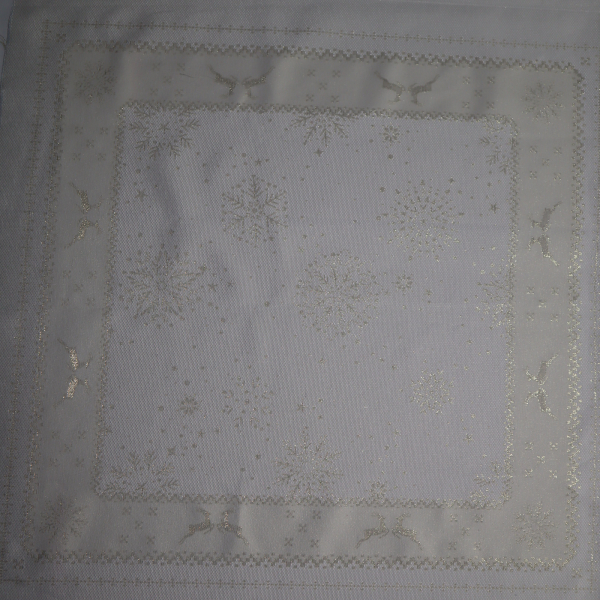 Jacquard panel 3x obrus - zlatý sob s lurexom 80x160cm + 2x 80x80cm