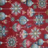 Vianočná bavlnená látka 140cm ozdoby