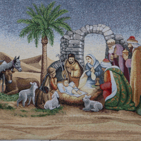 Gobelín panel - betlehem 45x45cm