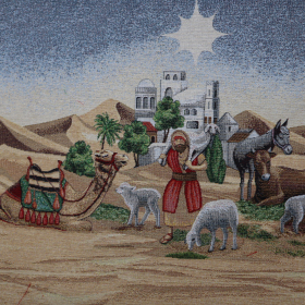 Gobelín panel - Jozef 45x45cm