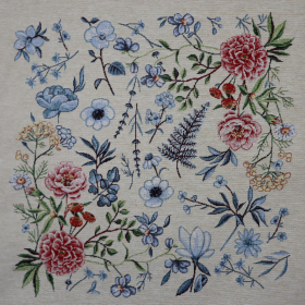 Gobelín panel lúka 45x45cm