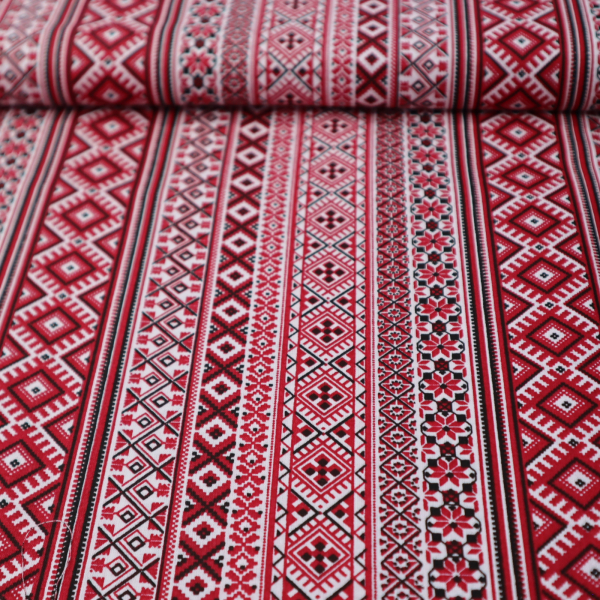 Bavlnená látka indiánsky vzor