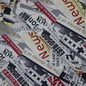 Bavlnená látka noviny