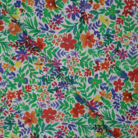 Bavlnená látka lúka kvetov