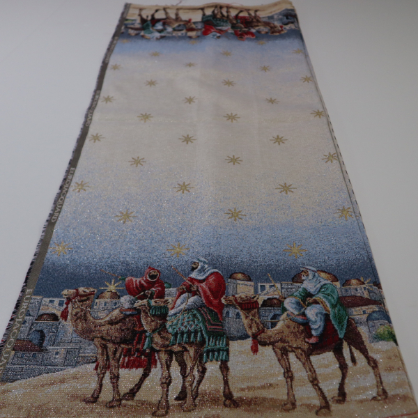 Gobelín panel - vianočná štóla traja králi 45x140cm