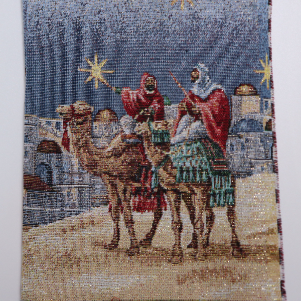 Gobelín panel - vianočná štóla traja králi 20x140cm