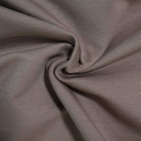 Nepočesaná teplákovina taupe