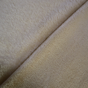 Flanel fleece zlatobéžová