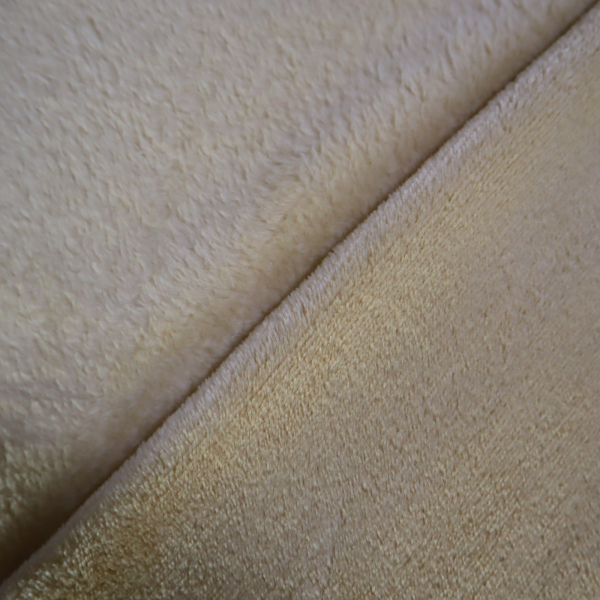 Flanel fleece zlatobéžová