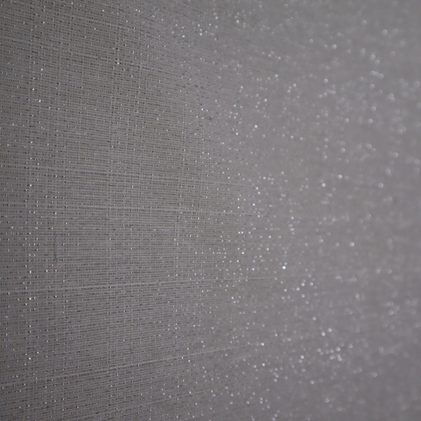 Dekoračná látka s lurexom smotanová so striebornou