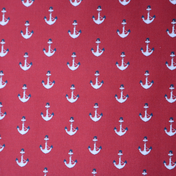 Bavlnená látka kotvičky