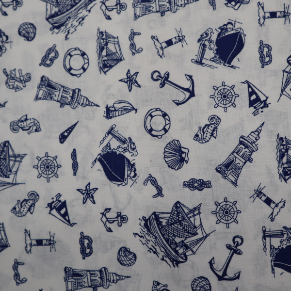 Bavlnená látka majáky