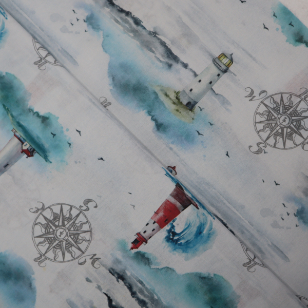 Bavlnená látka majáky