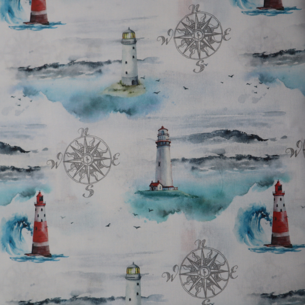 Bavlnená látka majáky