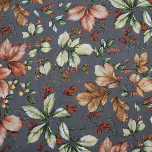 Dekoračná látka Loneta lístie