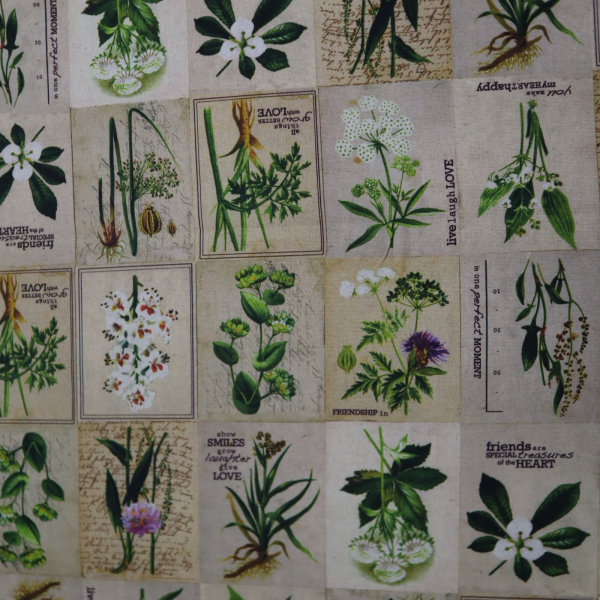 Dekoračná látka cuya herbár