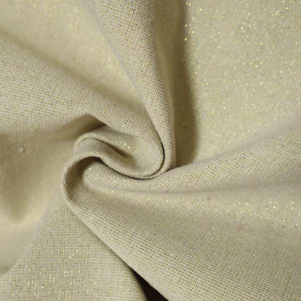 97% Ľan so zlatým lurexom