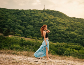 Hodvábne zavinovacie nohavice