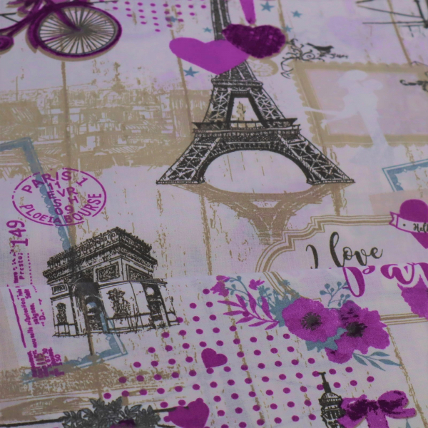 Bavlnená látka Paris 140cm